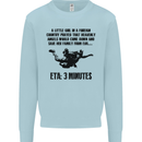 ETA 3 Mins Parachute Regiment Para 1 2 3 4 Mens Sweatshirt Jumper Light Blue