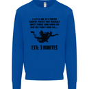 ETA 3 Mins Parachute Regiment Para 1 2 3 4 Mens Sweatshirt Jumper Royal Blue