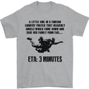 ETA 3 Mins Parachute Regiment Para 1 2 3 4 Mens T-Shirt Cotton Gildan Sports Grey