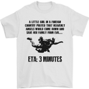 ETA 3 Mins Parachute Regiment Para 1 2 3 4 Mens T-Shirt Cotton Gildan White