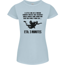 ETA 3 Mins Parachute Regiment Para 1 2 3 4 Womens Petite Cut T-Shirt Light Blue