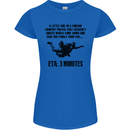 ETA 3 Mins Parachute Regiment Para 1 2 3 4 Womens Petite Cut T-Shirt Royal Blue