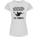 ETA 3 Mins Parachute Regiment Para 1 2 3 4 Womens Petite Cut T-Shirt White