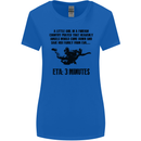 ETA 3 Mins Parachute Regiment Para 1 2 3 4 Womens Wider Cut T-Shirt Royal Blue