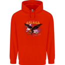 Eagle America Dreamer Soul Childrens Kids Hoodie Bright Red