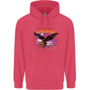 Eagle America Dreamer Soul Childrens Kids Hoodie Heliconia