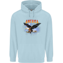 Eagle America Dreamer Soul Childrens Kids Hoodie Light Blue