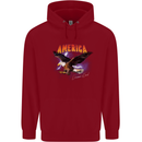 Eagle America Dreamer Soul Childrens Kids Hoodie Red