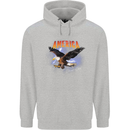 Eagle America Dreamer Soul Childrens Kids Hoodie Sports Grey