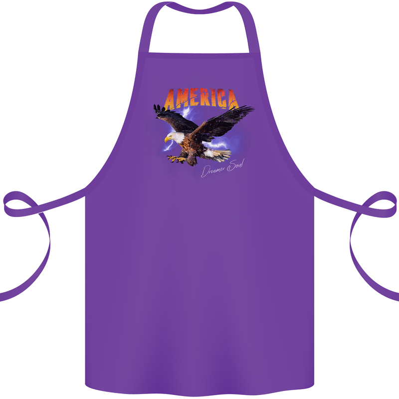 Eagle America Dreamer Soul Cotton Apron 100% Organic Purple