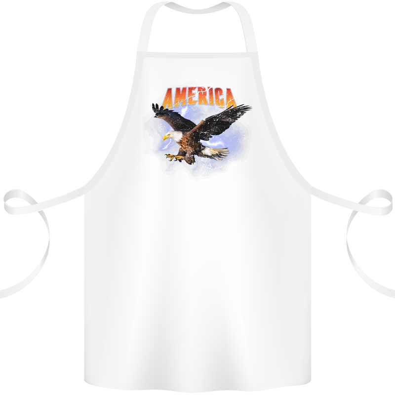 Eagle America Dreamer Soul Cotton Apron 100% Organic White
