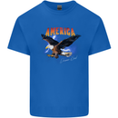 Eagle America Dreamer Soul Kids T-Shirt Childrens Royal Blue