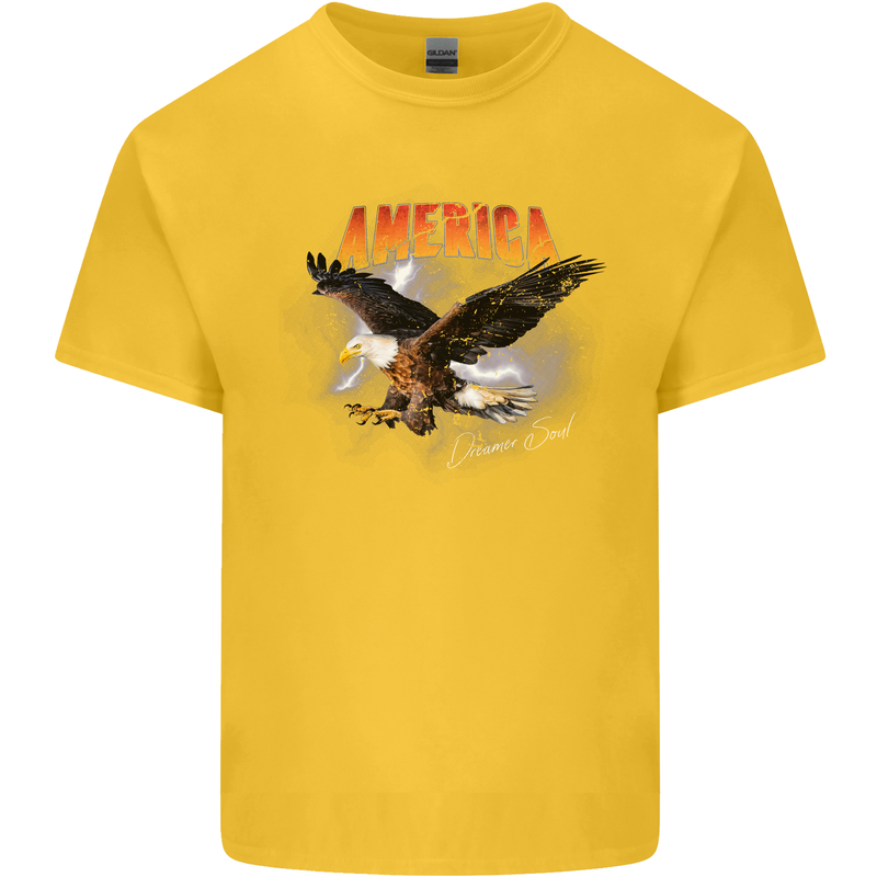 Eagle America Dreamer Soul Kids T-Shirt Childrens Yellow