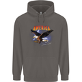 Eagle America Dreamer Soul Mens 80% Cotton Hoodie Charcoal