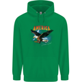 Eagle America Dreamer Soul Mens 80% Cotton Hoodie Irish Green