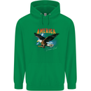 Eagle America Dreamer Soul Mens 80% Cotton Hoodie Irish Green