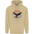 Eagle America Dreamer Soul Mens 80% Cotton Hoodie Sand