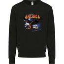 Eagle America Dreamer Soul Mens Sweatshirt Jumper Black
