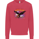 Eagle America Dreamer Soul Mens Sweatshirt Jumper Heliconia