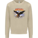 Eagle America Dreamer Soul Mens Sweatshirt Jumper Sand