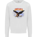 Eagle America Dreamer Soul Mens Sweatshirt Jumper White