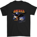 Eagle America Dreamer Soul Mens T-Shirt Cotton Gildan Black