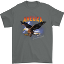Eagle America Dreamer Soul Mens T-Shirt Cotton Gildan Charcoal