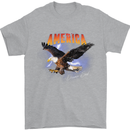 Eagle America Dreamer Soul Mens T-Shirt Cotton Gildan Sports Grey