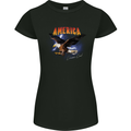 Eagle America Dreamer Soul Womens Petite Cut T-Shirt Black