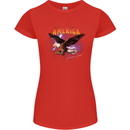 Eagle America Dreamer Soul Womens Petite Cut T-Shirt Red