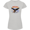 Eagle America Dreamer Soul Womens Petite Cut T-Shirt Sports Grey