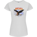Eagle America Dreamer Soul Womens Petite Cut T-Shirt White