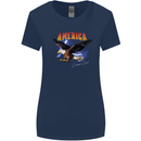Eagle America Dreamer Soul Womens Wider Cut T-Shirt Navy Blue