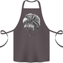 Eagle Bird of Prey Ornithology Cotton Apron 100% Organic Dark Grey