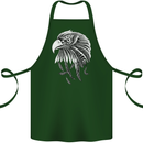 Eagle Bird of Prey Ornithology Cotton Apron 100% Organic Forest Green