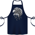 Eagle Bird of Prey Ornithology Cotton Apron 100% Organic Navy Blue