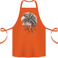 Eagle Bird of Prey Ornithology Cotton Apron 100% Organic Orange