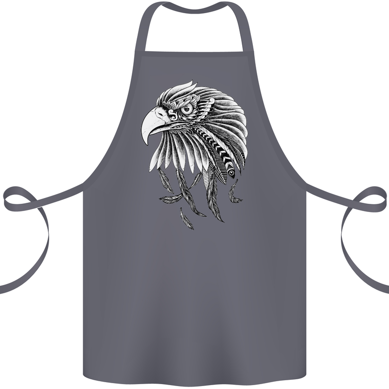 Eagle Bird of Prey Ornithology Cotton Apron 100% Organic Steel
