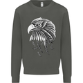 Eagle Bird of Prey Ornithology Kids Sweatshirt Jumper Storm Grey