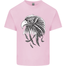 Eagle Bird of Prey Ornithology Kids T-Shirt Childrens Light Pink