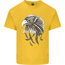 Eagle Bird of Prey Ornithology Kids T-Shirt Childrens Yellow