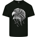 Eagle Bird of Prey Ornithology Mens Cotton T-Shirt Tee Top Black