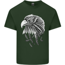 Eagle Bird of Prey Ornithology Mens Cotton T-Shirt Tee Top Forest Green