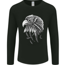 Eagle Bird of Prey Ornithology Mens Long Sleeve T-Shirt Black