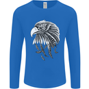 Eagle Bird of Prey Ornithology Mens Long Sleeve T-Shirt Royal Blue