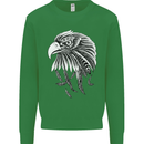 Eagle Bird of Prey Ornithology Mens Sweatshirt Jumper Irish Green