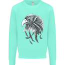 Eagle Bird of Prey Ornithology Mens Sweatshirt Jumper Peppermint