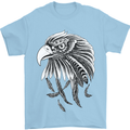 Eagle Bird of Prey Ornithology Mens T-Shirt Cotton Gildan Light Blue