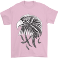 Eagle Bird of Prey Ornithology Mens T-Shirt Cotton Gildan Light Pink