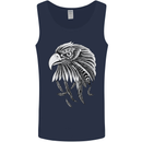 Eagle Bird of Prey Ornithology Mens Vest Tank Top Navy Blue